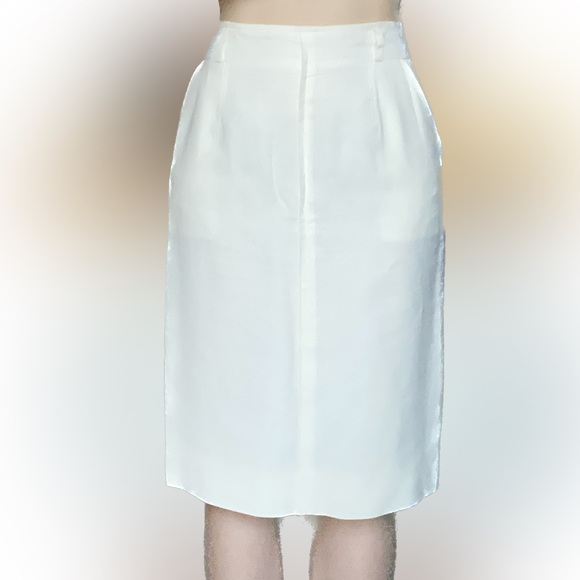 High Waist Mid Length Pencil Skirt - Picture 4 of 6